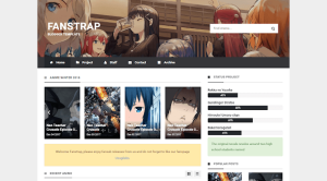 Template blogger anime